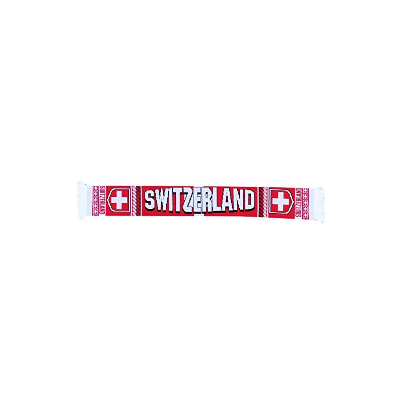 Switzerland (Schweiz World Cup Football Fans Scarf (100% Acrylic)