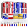 DEHAO 368pcs Electrical Connectors Assorted Insulated Crimp Terminals Kit Pack