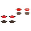 BREMBO Kit De Balatas Cerámicas Delanteras Y Traseras Compatible con