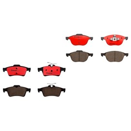 BREMBO Kit De Balatas Cerámicas Delanteras Y Traseras Compatible con FORD FOCUS de 2007 a 2018