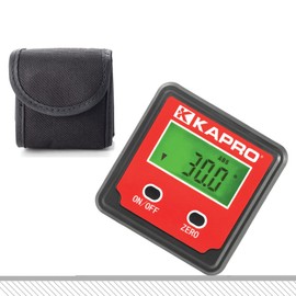 Kapro - 393 DIGI Pro Digital Inclinometer - Magnetic - Pocket Digital Box Level - LCD Display & Automatic Inversion - ±0.1 Level and Plum Angles - Pocket Sized - 2.4”
