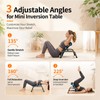 Flexella Mini Inversion Table, Spinal Decompression Table Rollers