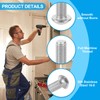 PATIKIL #10-24x5/8" Button Head Socket Cap Screws, 50 Pcs 304