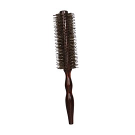 Baluue Home Hair Curling Comb Wooden Handle Scalp Massage and Curling Brush for Styling Waves and Smooth Hair Design