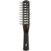Efalock Professional Double Tunnel Brush, Black, Pack of 1