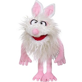 Living Puppets W803 Hand Puppets, White/Pink, 34 cm