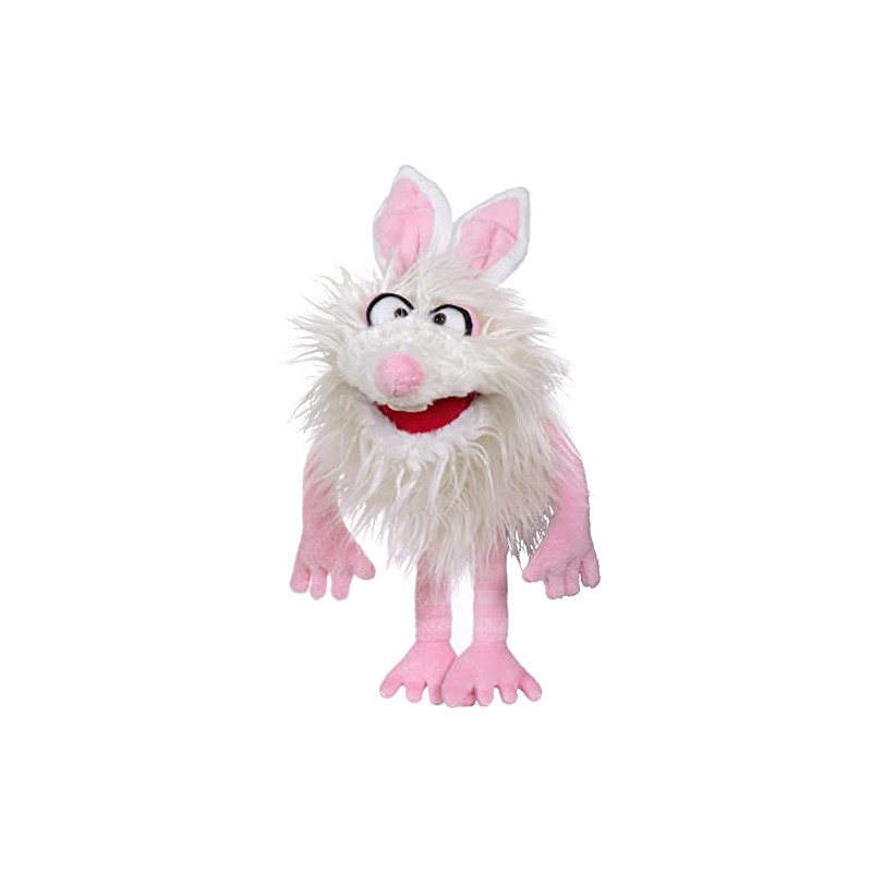 Living Puppets W803 Hand Puppets, White/Pink, 34 cm