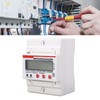 DIN Rail Power Meter 3 Phase 4 Wires Multifunctional LCD