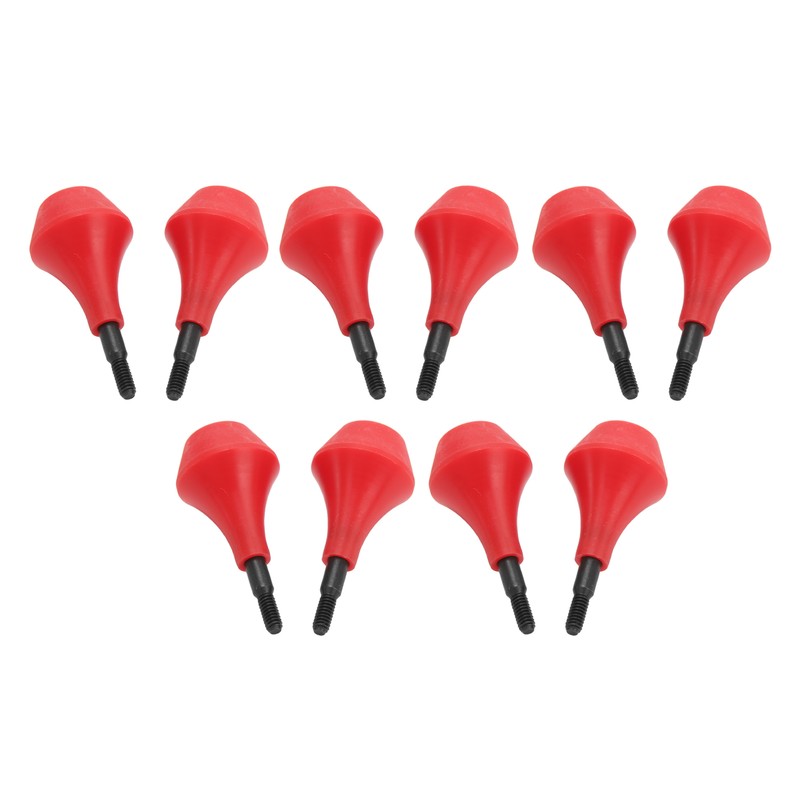 10PCS Archery Arrow Head Safety Arrow Tips Screw in Nylon