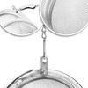 com-four® 2 x Tea Strainer Made of 304 Stainless Steel,