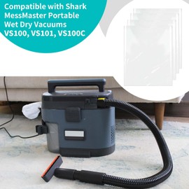 Shark Messmaster Accessories,Vacuum Plastic Bags Compatible with Shark MessMaster PortableWet Dry Vacuums VS100, VS101, VS100C（50PCS)