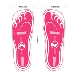 25Pairs(50Feets) Disposable Stick Spray Tanning Feet Pads Perfect for preventing spray tan solution,Deluxe & Hygienic Spray Tan Feet Pads-Ideal for Salons and Spas or Home,Easy to Apply