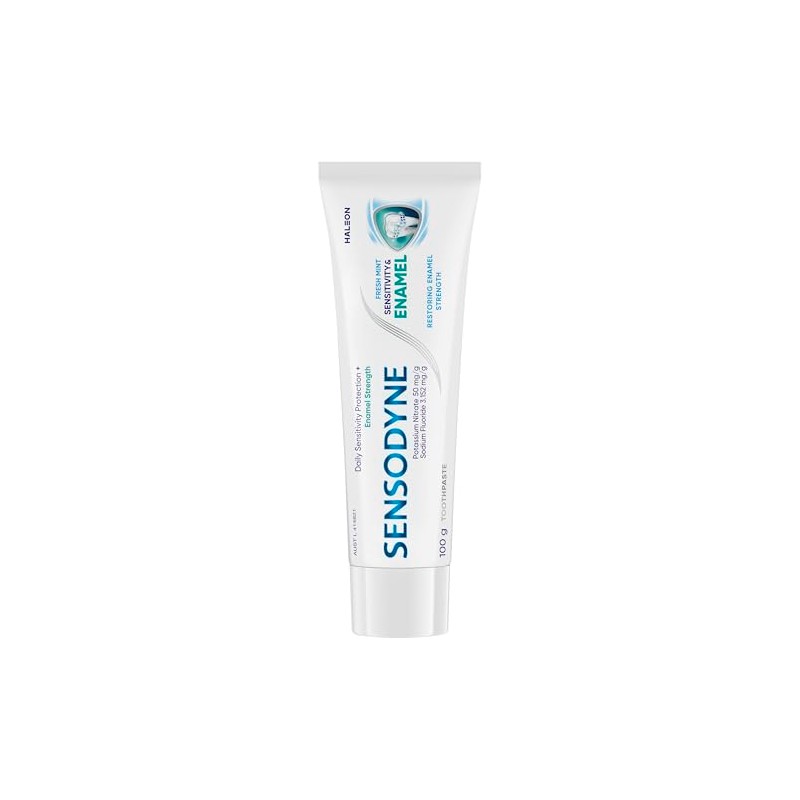 Sensodyne Toothpaste, Sensitivity & Enamel, Mint, 100g