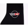 AFM NEW! FLOOR MATS 1984-1996 Corvette With Embroidered Circle Emblem