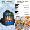 TENKIST Expandable Tactical Lunch Box, XLarge Insulated Lunch Cooler Bag
