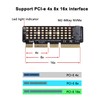 GELRHONR M.2 NVMe PCIe 4.0 Adapter with, Support M Key