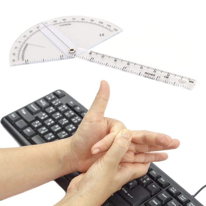 Orthopedic Protractor, Accurate Scale, Orthopedic Ruler, Transparent Accurate Plastic 120