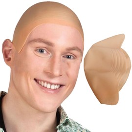 1 Piece Bald Cap, Latex Bald Cap, Latex Bald Cap for Adults, Bald Hat for Adults, Fancy Dress Cosplay Costume Accessory for Christmas