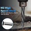 3/8" Bridge Construction Tapered Reamer Bit,M2 HSS Clamping Reamer with