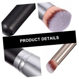 Beavorty 2pcs Makeup Brush Self Tanner Brush Eyeshadow Brush Concealer Brush Black Outfit Blending Blush Brush Cosmetic Synthetic Brush Lash Kit Cream Suit Eyelash Aluminum Powder