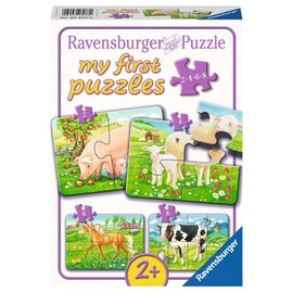 Ravensburger 07077 07077-my First Puzzles: Our Favourite Animals Children's Puzzle
