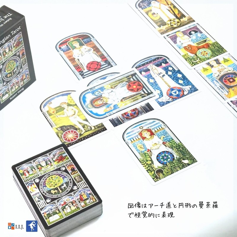 I.I.J Tarot Cards, 78 Cards, Jungian Tarot Divination, Japanese Instruction