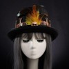 COSDREAMER Women's Voodoo Hats Witch Doctor Hat Skull Feathers Hat