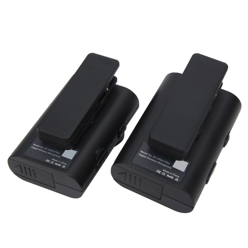 BOYA WM4 PRO Wireless Microphone System Interview Lavalier Microphone with