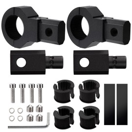 GUNGY Work Light Holder Universal 19-32 mm Light Bar Holder 360° Rotated Set for Front Protection Bar Off-Road Vehicle Car Truck Motorcycle Boat Pack of 2