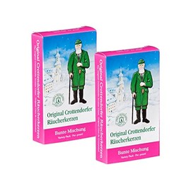 Crottendorfer Räucherkerzen - Various Christmas fragrances in a set of 2.