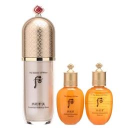 The History Of Whoo Gongjinhyang Mi Essential Makeup Base Moisturizing Nourishing Skin Care 3 Pcs Special Set