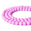 35 piezas de cuentas de jaspe de concha rosa natural