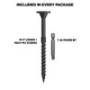 5/16" Ledger + Multi-Ply Flat Head Structural Screw - 3-1/2"
