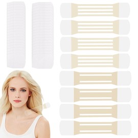 8pcs Neck Tapes with 40 Replacement Patches, Lifting and Tightening Invisible Neck Less Wrinkle Tape Strips Instant Lift Firming Skin for Women Face Double Chin & Saggy Skin