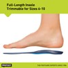 PROFOOT Plantilla de fascitis plantar de longitud completa, para mujer,