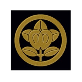 一般家紋蒔絵シール 08.丸に橘/GD