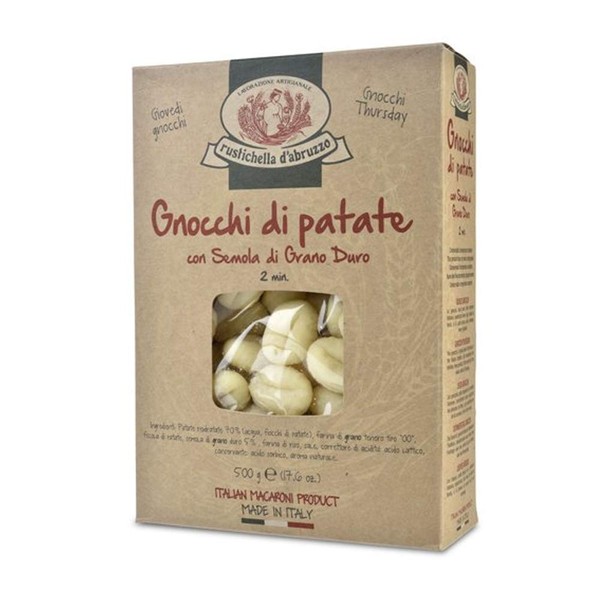 Rustichella d'abruzzo Potato Gnocchi 17.6 Ounce Pack of 2