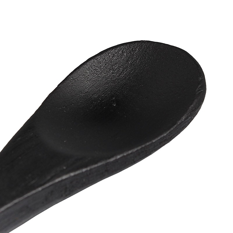 BambooMN Brand - Black 3.9" Oval Head Small Solid Bamboo