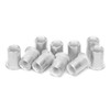200pcs Professional Aluminum Threaded Insert Nut Rivet Nut Fastener Accessory