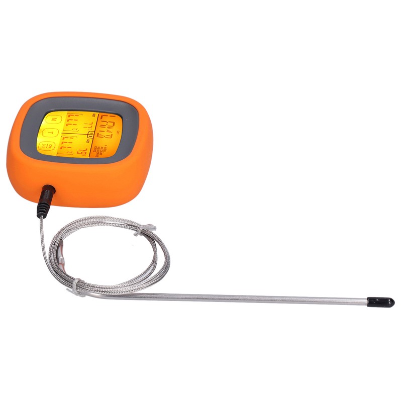 Barbecue Oven Thermometer Dual Probe Electronic Digital Display Touch Button