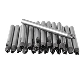 Hole Punch Tool, Asixx 20pcs /Set Leather Craft 5mm Carbon Steel Flower Punch Hole Tool for Wallet/Belt Decoration(20Pcs)