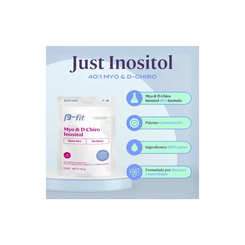 Inositol Fit Just One Polvo Sabor 123g