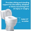 Carex E-Z Lock Toilet Seat and Safety Frame Combo Pack,