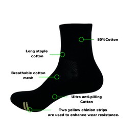 ASTRALUX Mens Running Ankle Socks Cotton Cushioned Athletic Socks 3 Pairs