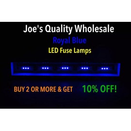 (25)LED FUSE LAMP 8V ROYAL BLUE/VINTAGE/2275/STEREO-4230/DIAL/Marantz 2230 METER
