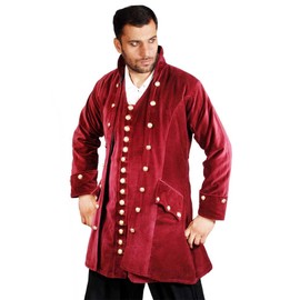 ThePirateDressing Pirate Frock Renaissance Medieval Costume Coat Jacket (EXT)
