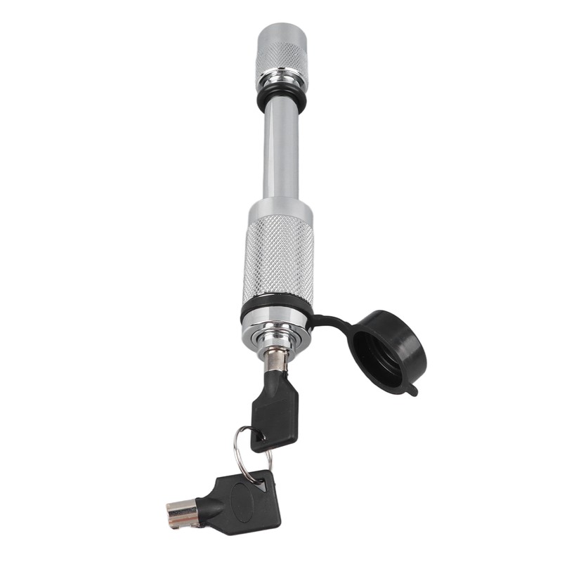 Tow Hitch Receiver Lock White Car Trailer Off Road Vehicle