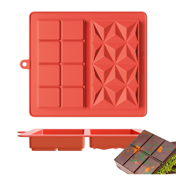 Chocolate Molds Silicone,Food Grade Chocolate Mold for Dubai Chocolate Bar