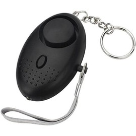 Personal Alarm for Women. Police Approved Panic/Rape Alarm with LED Flashlight, Matte Black, Small, Stylish & Loud (150Db). For Children, Students, Kids and the Elderly.