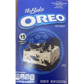 JELL-O JELLO No Bake OREO DESSERT Mix 12.6 oz Box